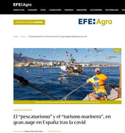 www.angeltourenspanien.de Nachrichten, Videos und Berichte von EFE auf Angeltouren Spanien (Pescaturismo)
