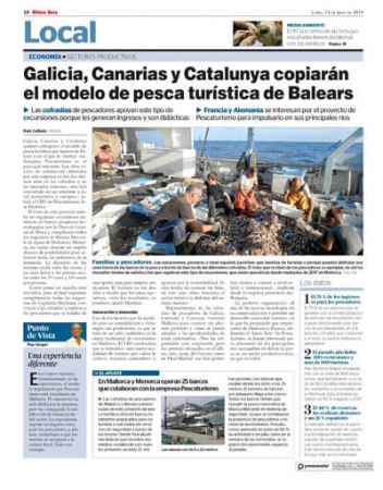 www.angeltourenspanien.de Nachrichten, Videos und Berichte von Última Hora auf Angeltouren Spanien (Pescaturismo)